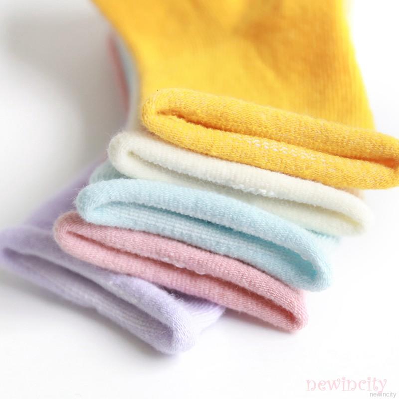 Vớ mềm chống trượt thiết kế thêu hình hoa phong cách Hàn thời trang xinh xắn cho bé gái