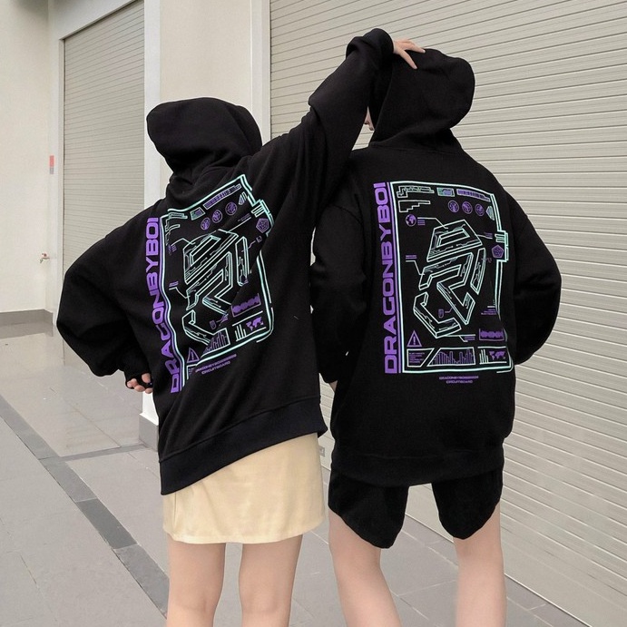 Áo Khoác Local Brand - Jacket Hoodie Zip nam nữ DGB Dragonbyboi nỉ cao cấp