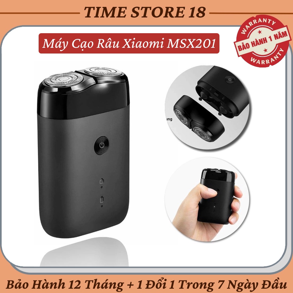 Máy Cạo Râu Xiaomi Mijia MSX201 Chống Nước , Vệ Sinh Dễ Dàng , Lưỡi Dao Kép Êm Ái , Dễ Chịu