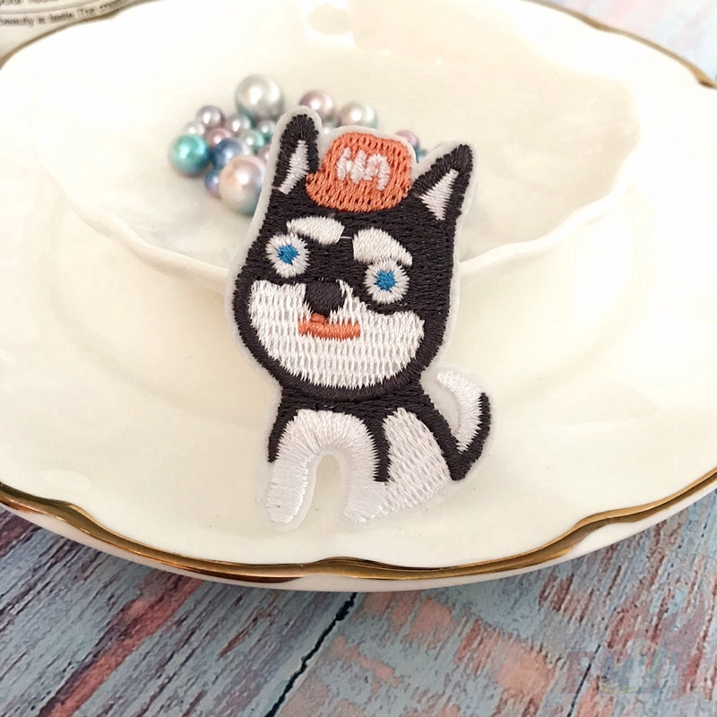 Miếng vá ủi thêu hình cún cưng đáng yêu