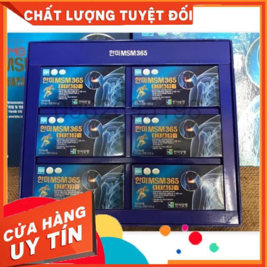 Viên uống hỗ trợ  xương khớp MSM365 Hàn Quốc hộp 180 viên - 515 mg