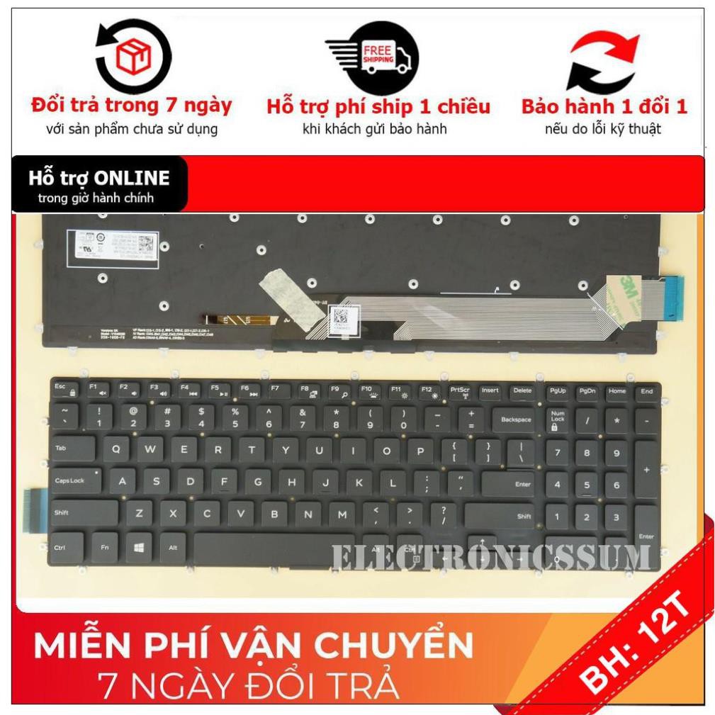 [BH12TH] ⚡️Bàn phím laptop Dell Inspiron 5567, P66F, P66F001