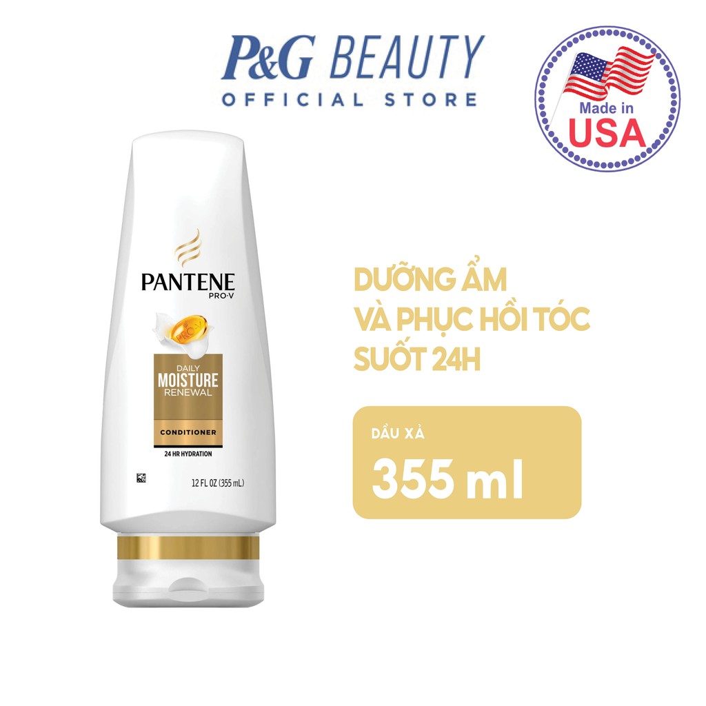 Dầu Xả Pantene ProV Daily Moisture Renewal Conditioner Dưỡng Ẩm Tóc 355ml