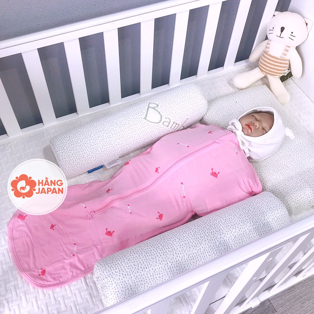 Nhộng chũn UALAROGO chất liệu sợi tre cao cấp an toàn cho bé chính hãng