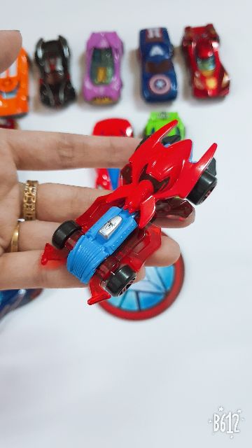 Set 10 xe sắt siêu anh hùng loại đẹp