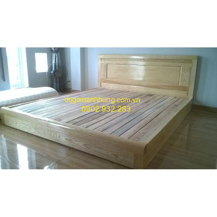 Giường ngủ kiểu nhật sát đất gỗ sồi 1M6 và 1M8X2M mẫu G05 | BigBuy360 - bigbuy360.vn