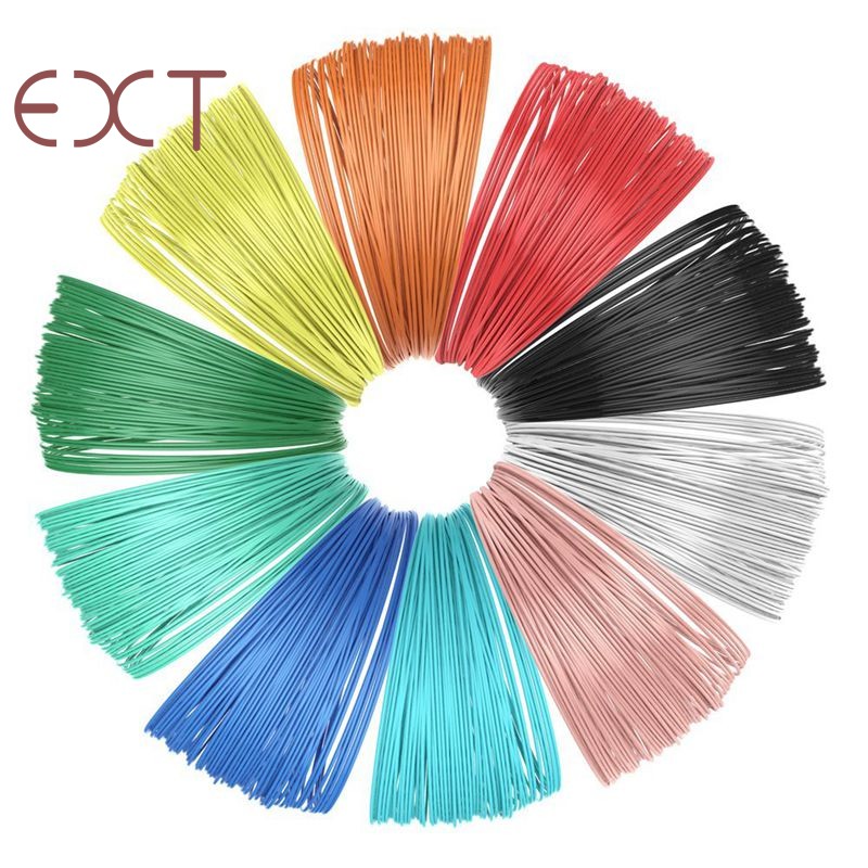 10 Piece Printer Filament for 3D Print Pen Multicolor Pack 1.75mm