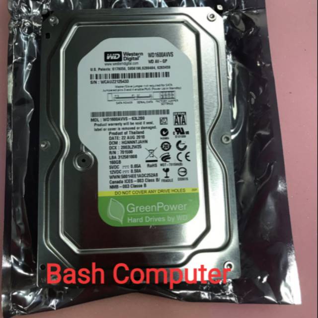 Ổ Cứng Hdd Pc 160 Gb Wd Cho Máy Tính | BigBuy360 - bigbuy360.vn