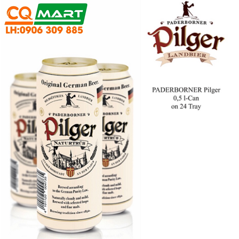 Bia Đức Pilger Lon 500ml