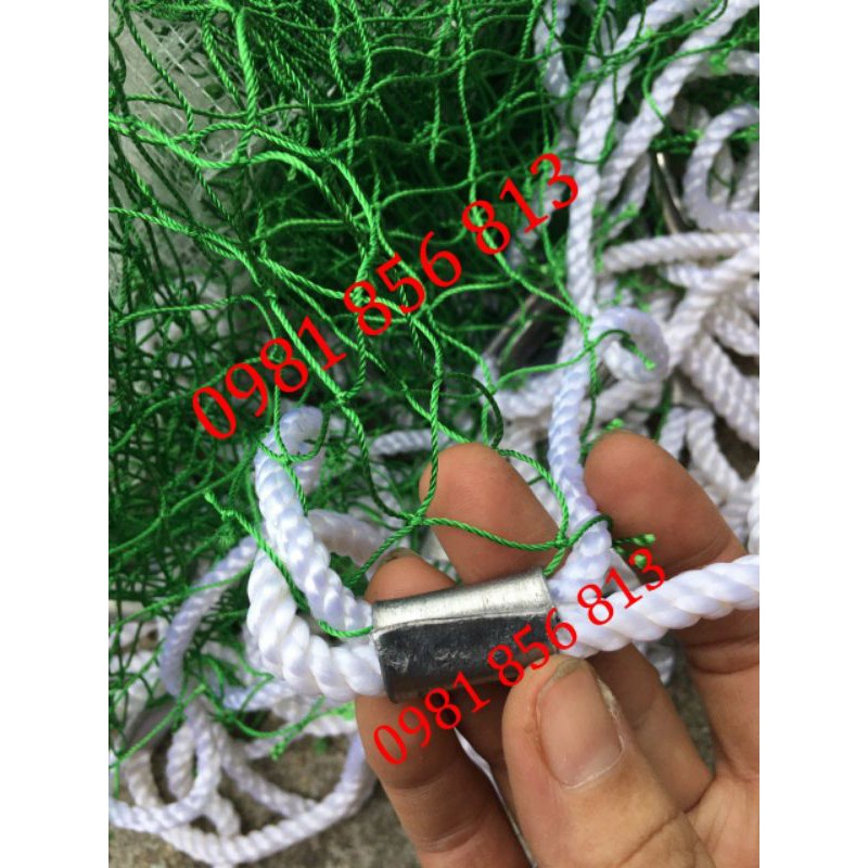 Lưới vét cá Lưới quét cá ao hồ Dù Thái cao cấp dài 40m cao 3m túi 5m sợi 15 dây to chì nặng loại đặc biệt