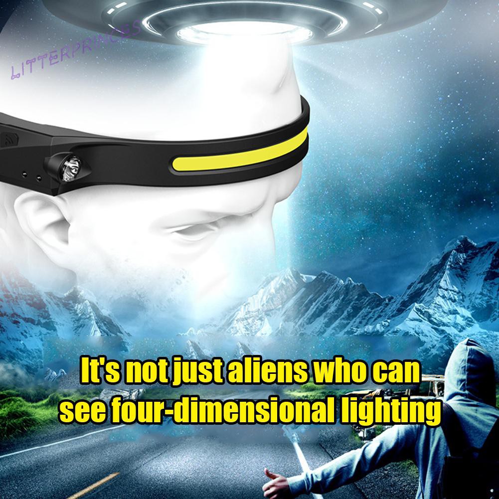 Đèn Led Cob Đeo Trán Chống Thấm Nước Cho Hoạt Động Ngoài Trời