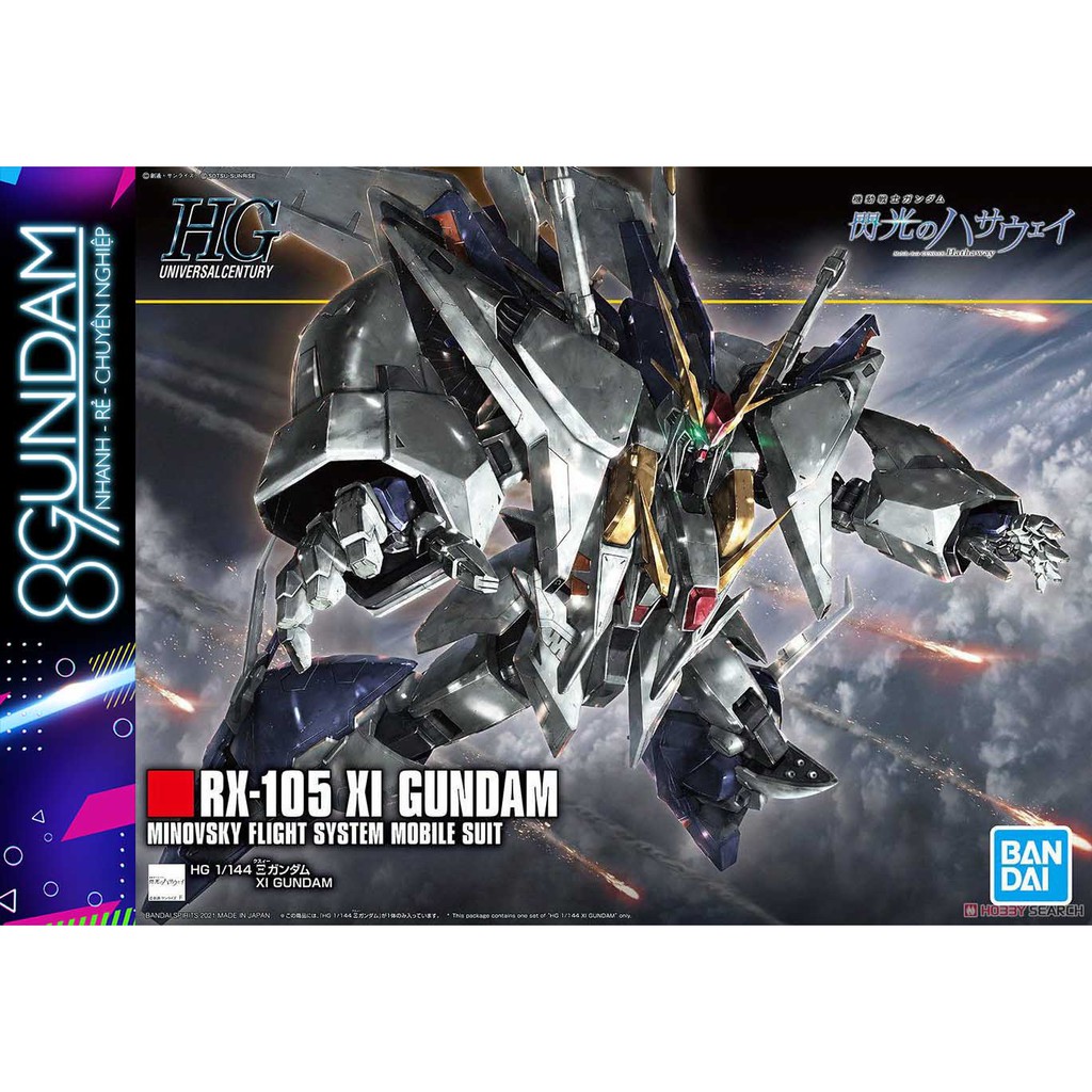Mô Hình Lắp Ráp HG UC RX-105 Xi Gundam