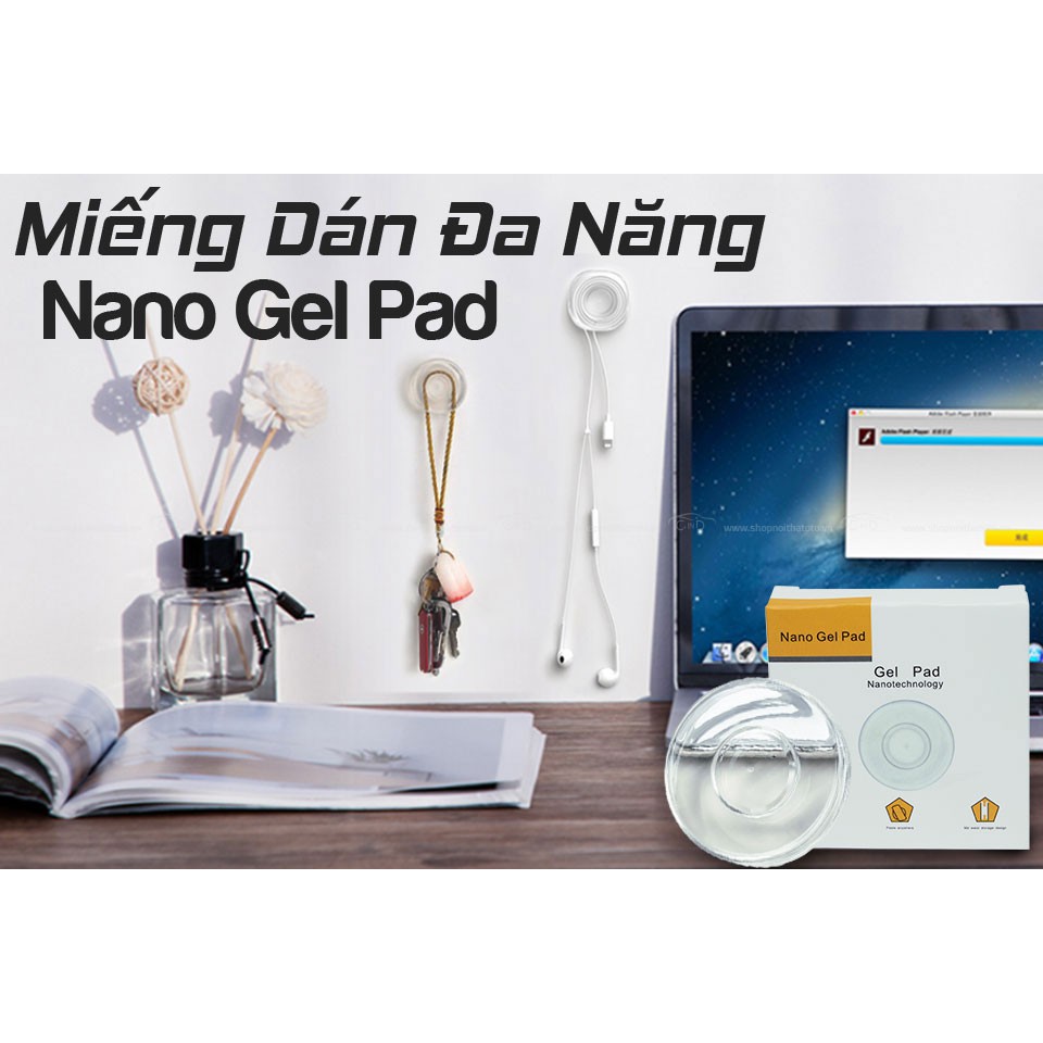 [Mã BMBAU50 giảm 10% đơn 99k] Miếng Dán Đa Năng Tròn Nano Gel Pad CIND T003 Nhập Khẩu Chính Hãng