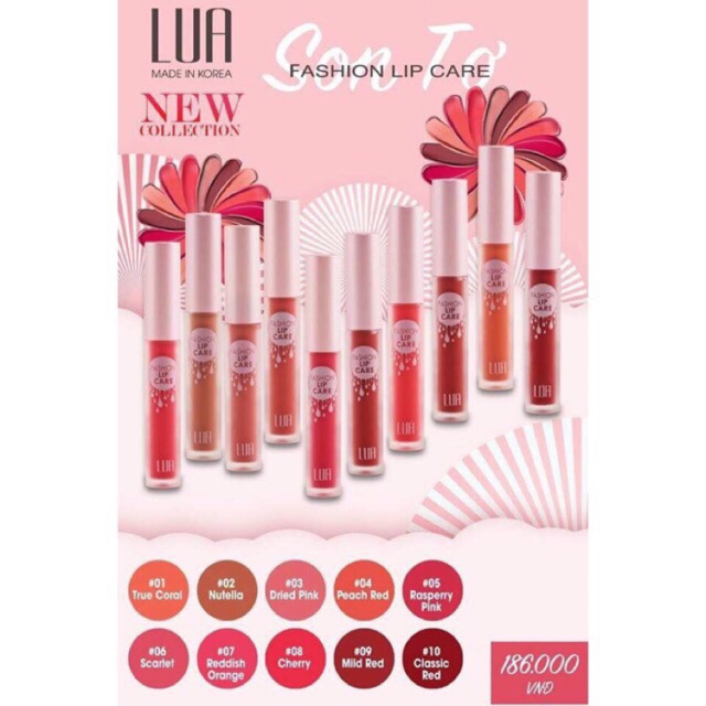 Son tơ LUA 4D Hàn Quốc
