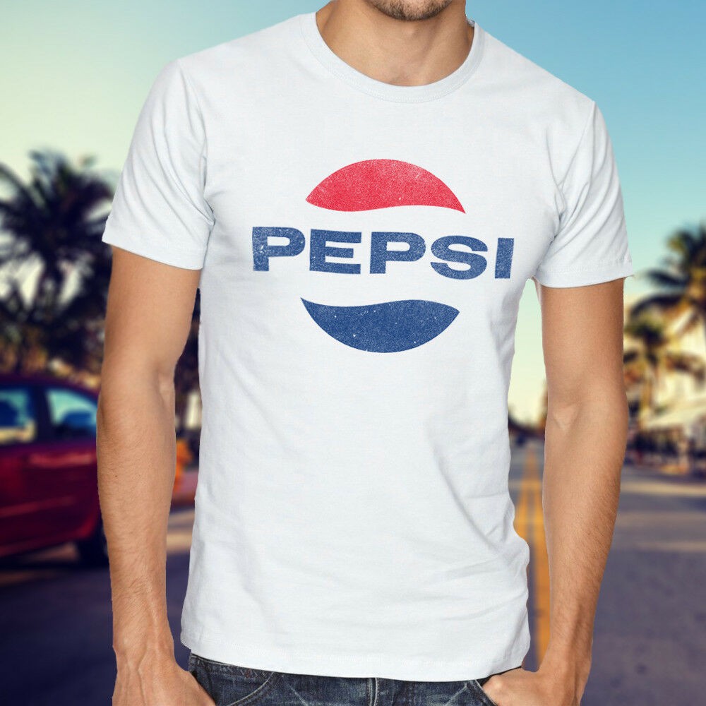 Áo thun ngắn tay in logo Pepsi phong cách cổ điển dành cho nam