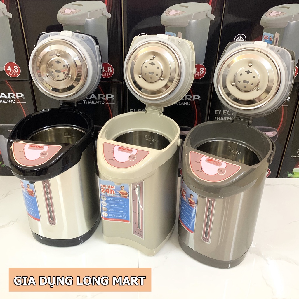 Bình Thủy Điện Bình Nước Nóng SHARP 4.8L Hàng Chính Hãng Bảo Hành 12 Tháng