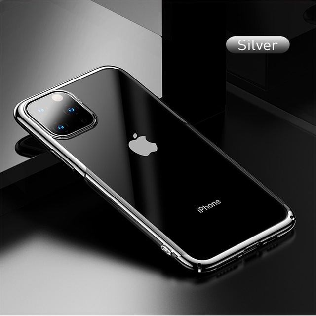 5 MÀU ỐP LƯNG MICA MÀU VIỀN SILICON iPhone 11 Pro 7 8 6 6s Plus X Xr Xs Max SE 2 2020 SE2 Phone