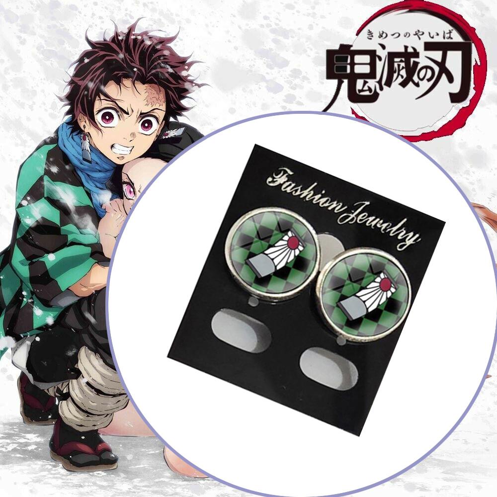 Bông Tai Thời Trang Kiểu Hoạt Hình Demon Slayer Nhật Bản WMES15H