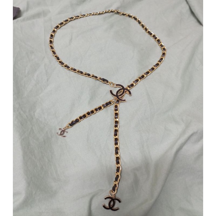 Đai váy xích dây đen