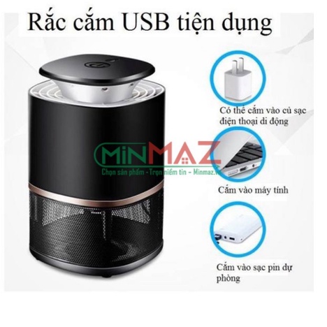 [HÀNG CAO CẤP] Máy Bắt Muỗi, Đèn Bắt Muỗi Thu Hút Côn Trùng Bằng Đèn Led ,Cắm cổng USB