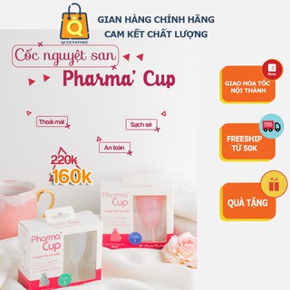 [Hàng Pháp Xịn] Cốc Nguyệt San Pharma Cup An Toàn Đạt Chuẩn Nhỏ Gọn Mềm Mại Dễ Sử Dụng Tiết Kiệm
