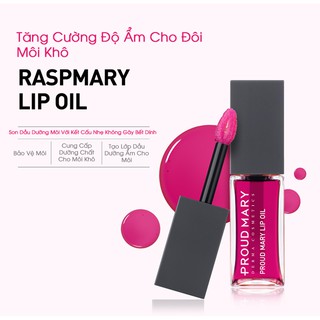 Son môi dưỡng ẩm proud mary lip oil 03 raspmary 8ml