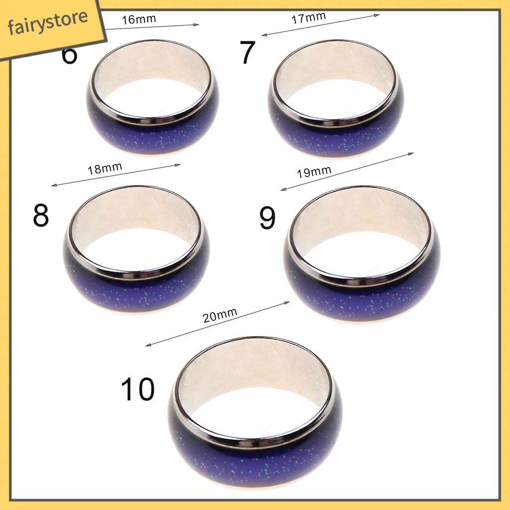 Nhẫn thay đổi màu sắc theo nhiệt độ sáng tạo dành cho nam và nữ