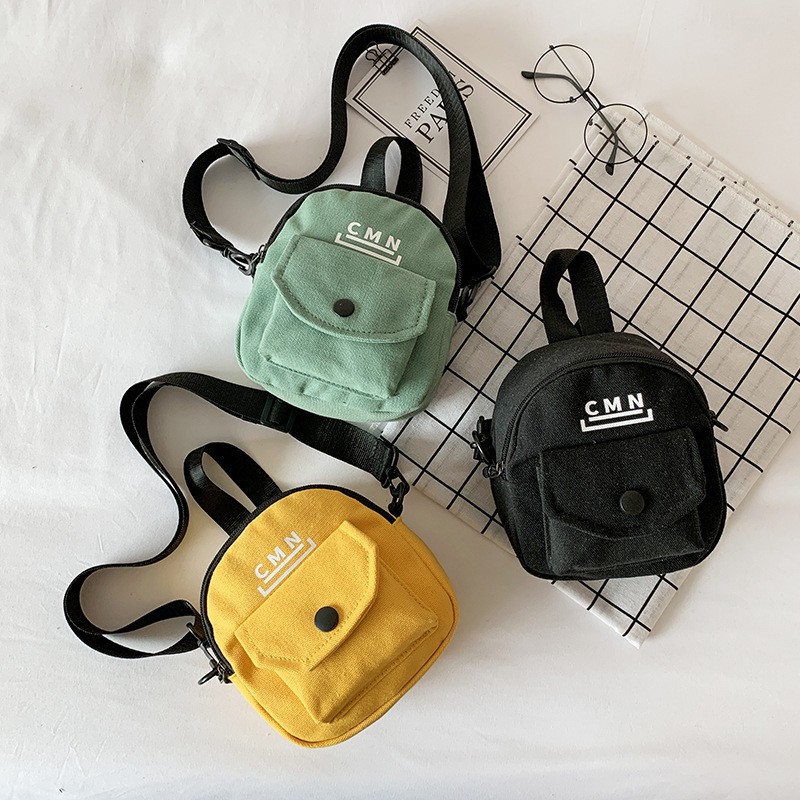 Túi Vải canvas Đeo Chéo Vai Thời Trang Cho Nữ
