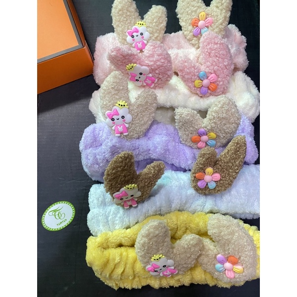 Băng Đô Rửa Mặt Hoạ Tiết Hoạt Hình Đơn Giản phong cách thời trang