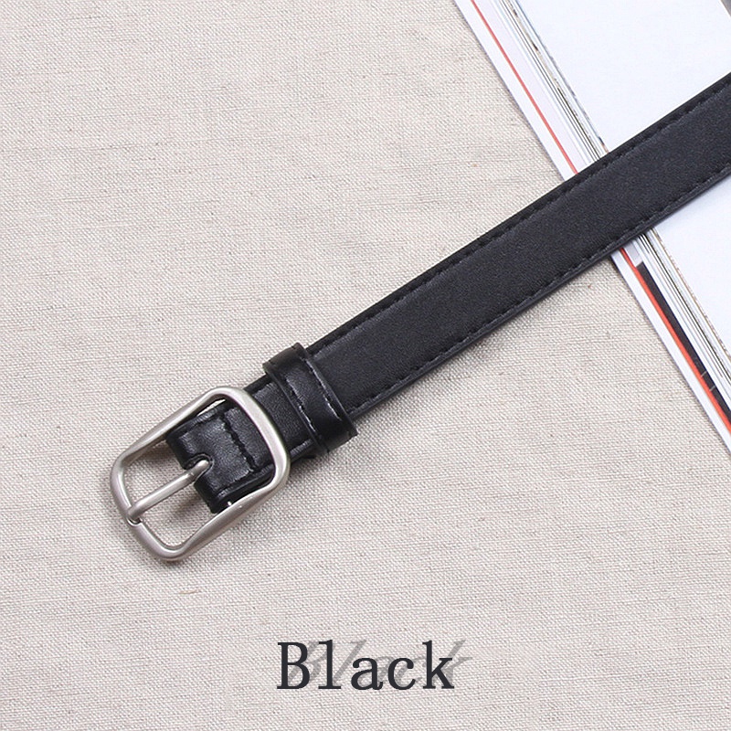 SmileFairyCC【COD &amp; Hàng Có Sẵn】Thắt Lưng Da Mềm Khóa Vuông Đa Năng Thời Trang Công Sở Cho Nữ