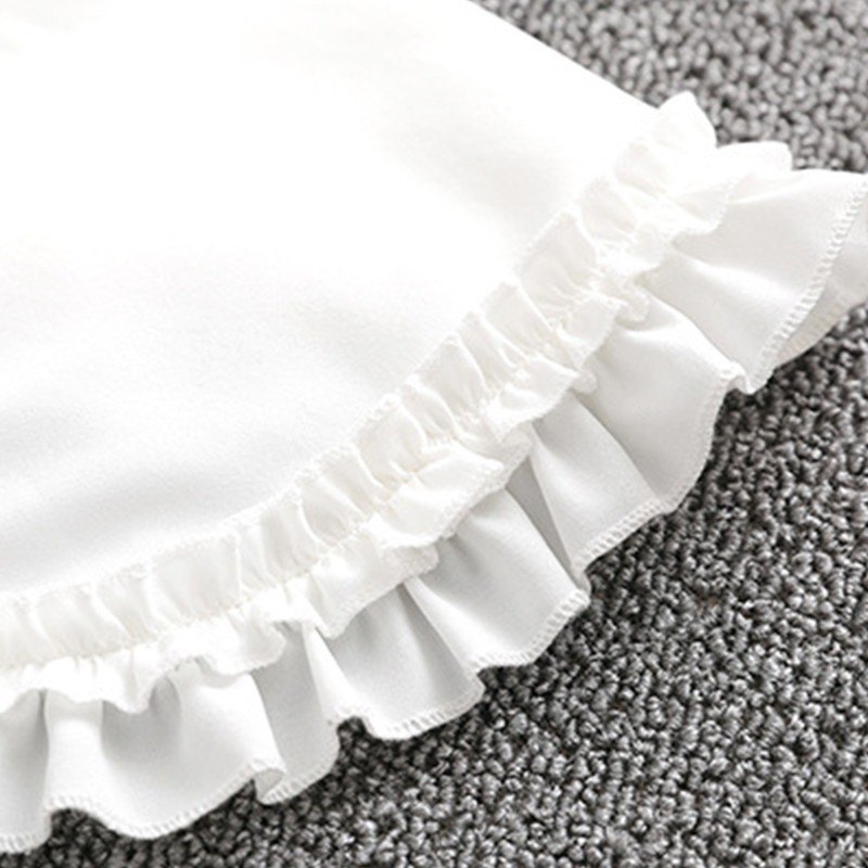 Cổ áo giả thiết kế hình nơ phối ren phong cách Lolita Vintage