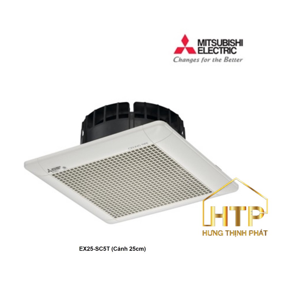 Quạt Hút Âm Trần Mitsubishi EX-15SC6T/EX-20SC5T/EX-25SC5T ( Cánh 15cm/ 20cm/ 25cm) - HÀNG CHÍNH HÃNG THÁI LAN