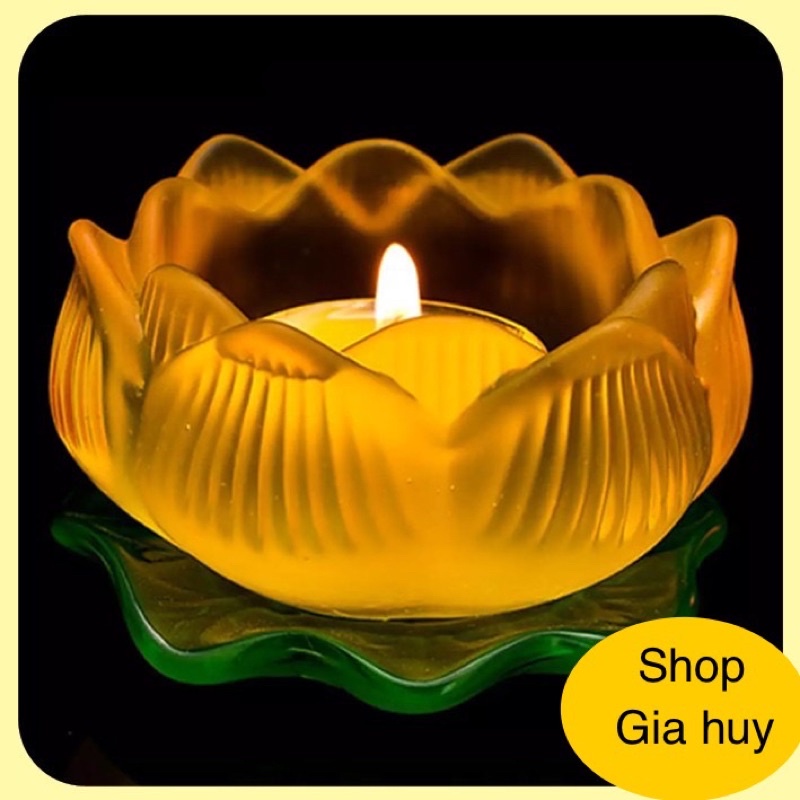 Đế Nến hoa sen lưu ly ✅nhiều màu ✅ chất lương tốt ➕ giá sẻ
