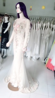 Váy cưới-Dạ hội Cá cao cấp eo 68-72