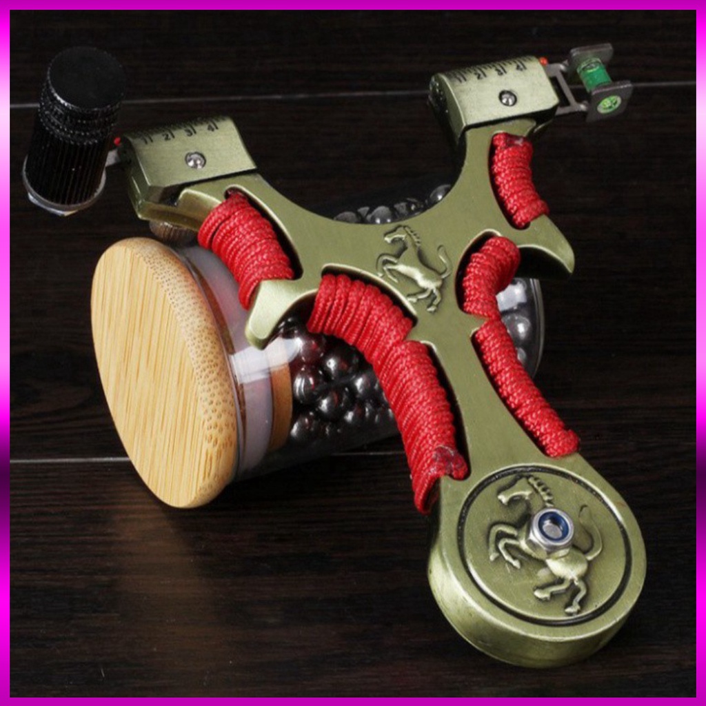 Ná Cao Su Bắn Chim Cao Cấp Laze Hình Ngựa Có Nam Châm Giá Rẻ  - NCS12