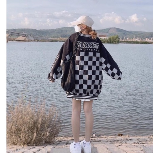 Áo Khoác Nữ, Áo Khoác Bomber Kẻ Caro TAKKEP Chất Nỉ Ngoại Siêu Hot | BigBuy360 - bigbuy360.vn