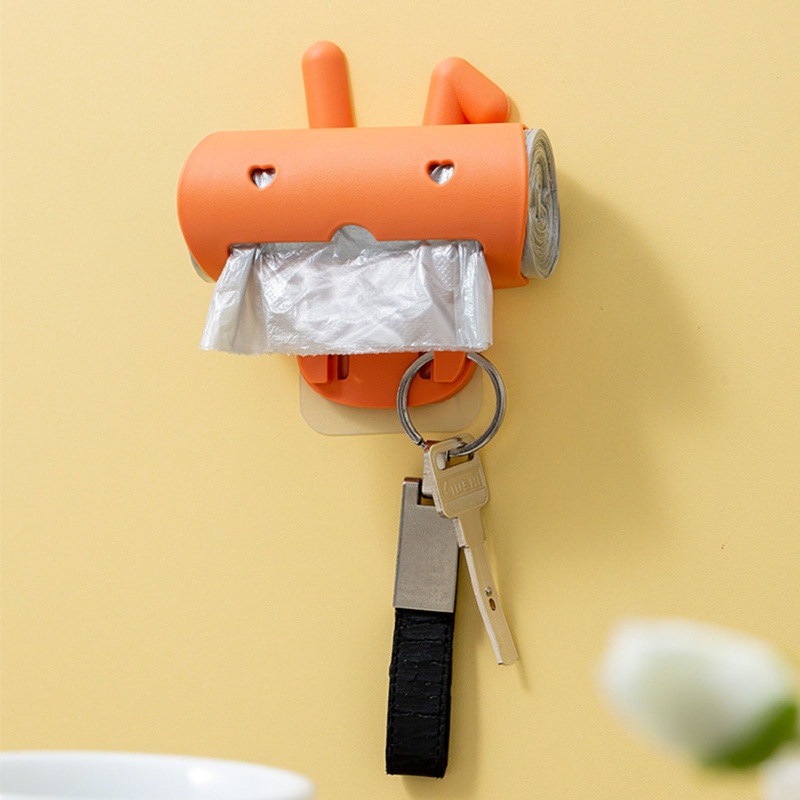 Hộp Đựng Túi Rác Gắn Tường Hình Mèo Dễ Thương