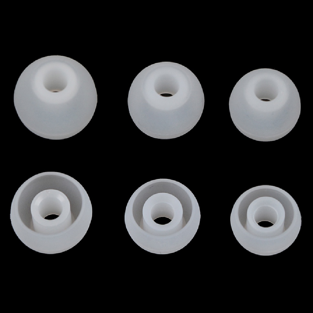Set 6 Cặp Nút Tai Nghe Nhét Tai Bằng Cao Su silicone / 2 * (S + M + L)