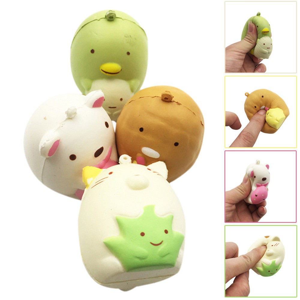 Đồ chơi squishy dẻo hình các nhân vật hoạt hình 6.5cm Tiện Dụng ...