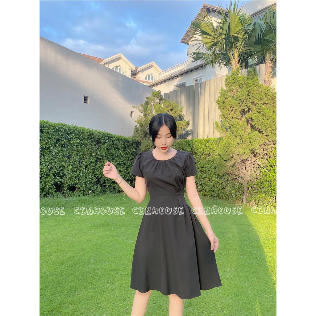 Đầm xòe nhấn eo Dyna 1501 CIN HOUSE