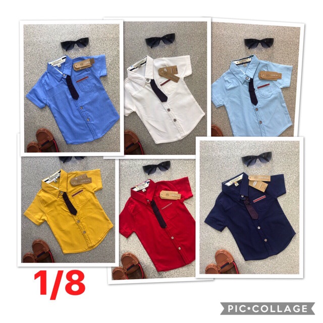 [ XẢ HÀNG ]Áo sơ mi ngắn tay bé trai, chất lenni cotton đẹp, mịn, mát, cực co dãn