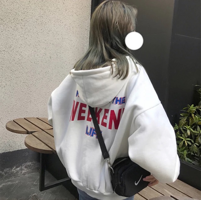 (ORDER) Áo hoodie nỉ tia kéo weekend | BigBuy360 - bigbuy360.vn
