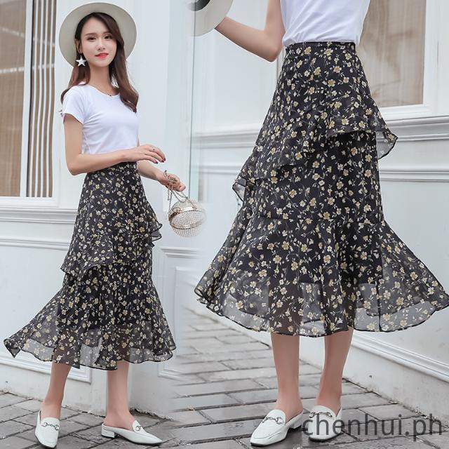 Chân váy maxi vải voan lưng cao thiết kế độc đáo thời trang xuân hè mới cho nữ | BigBuy360 - bigbuy360.vn