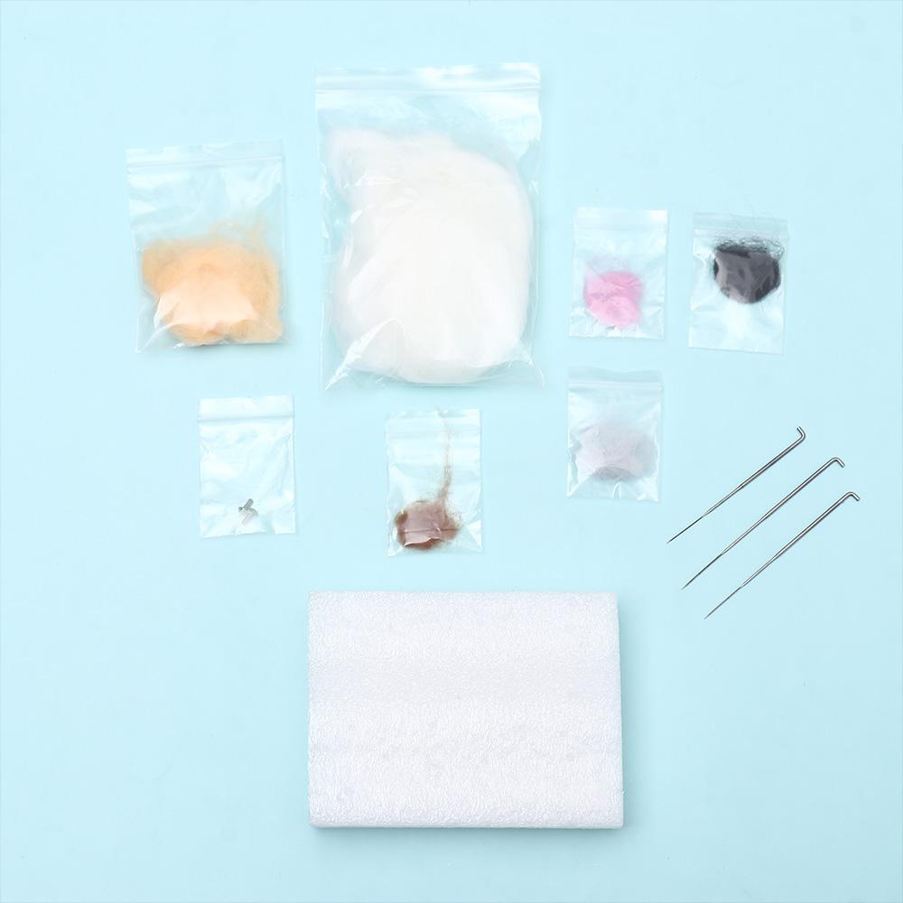 LAKAMIER Bộ Kim May Vá Thủ Công Bằng Vải Nỉ Họa Tiết Động Vật Độc Đáo