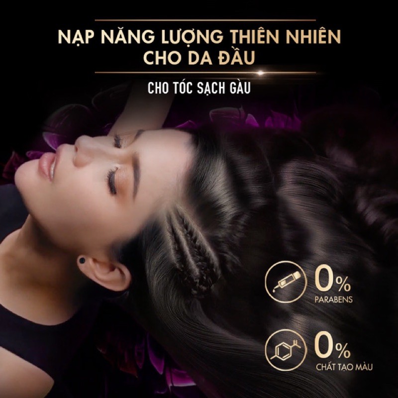 Dầu gội Clear tinh dầu 650g hương oải hương