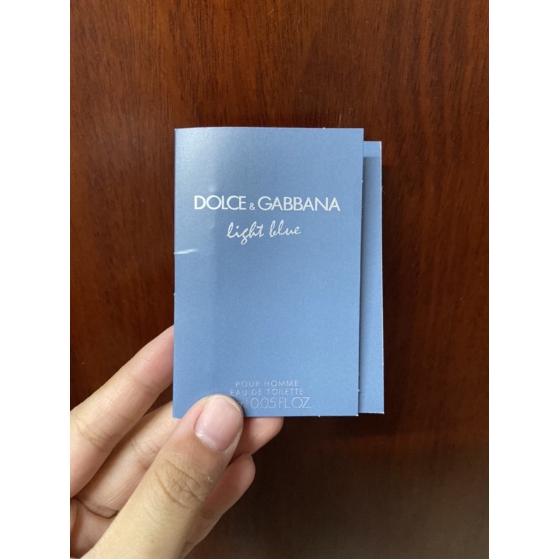 SAMPLE VIAL MẪU THỬ NƯỚC HOA DOLCE AND GABBANA LIGHT BLUE
