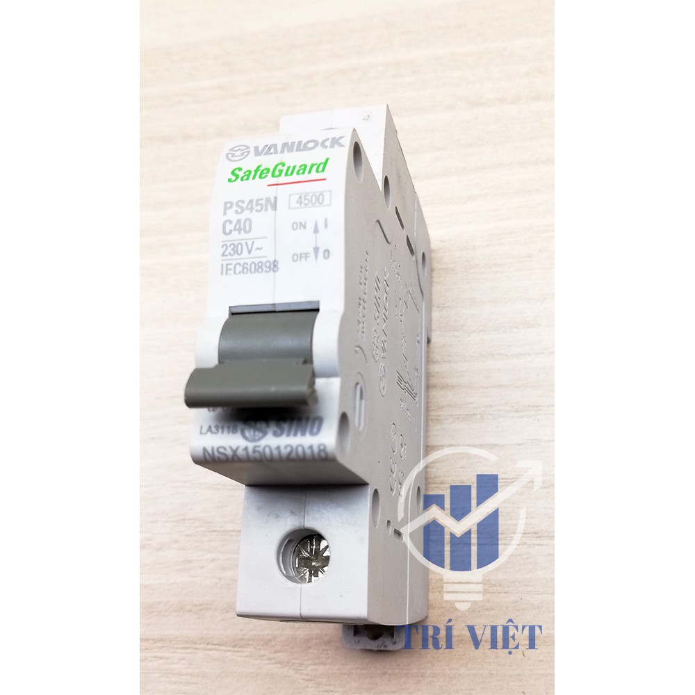 Cầu dao tự động 1 cực MCB (1P) SINO VANLOCK 16A - 20A - 25A - 32A - 40A - 50A - 63A [NOWSHIP 2H]