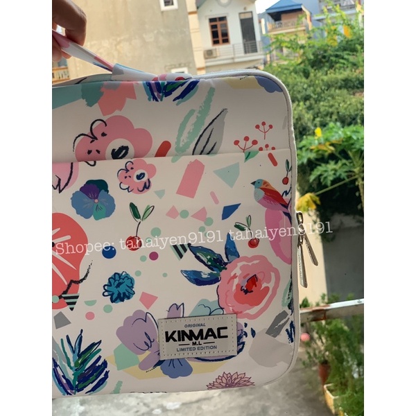 (Hàng Cao cấp - có 3 lớp lót ) Túi đựng laptop/ macbook chống sốc KINMAC, lót silicon, phủ nhung mịn chống sốc tuyệt đối