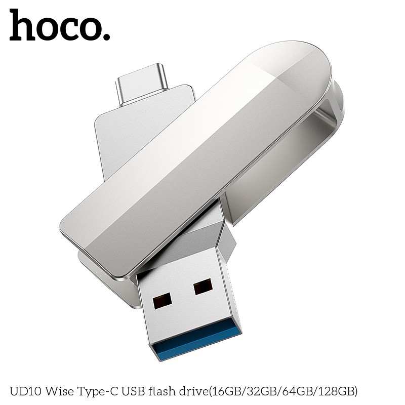 USB 2 đầu Hoco UD10 16GB, tốc độ cao, lưu trữ tốt, tương thích nhiều thiết bị | BigBuy360 - bigbuy360.vn