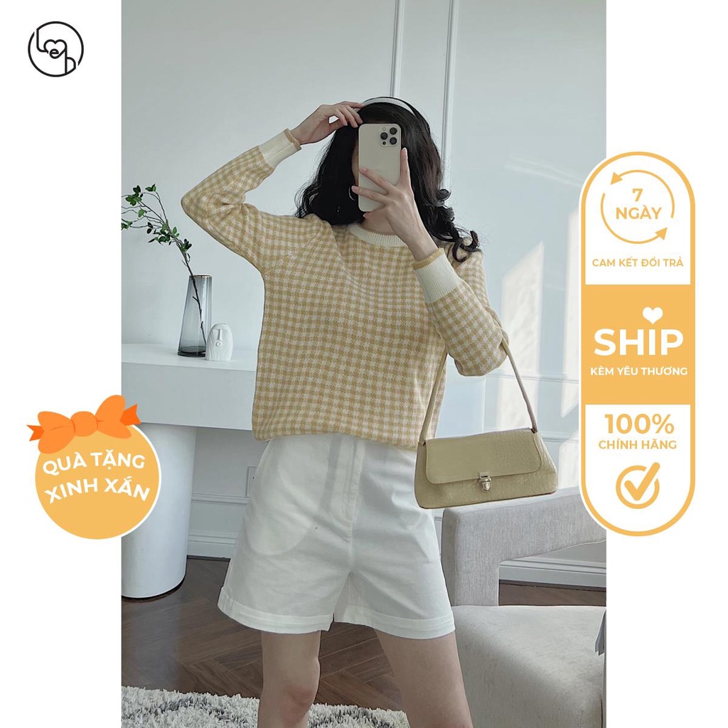 Quần short nữ basic gấu lơ vê VIENNETRAN by Leh nhiều màu V64S21H010